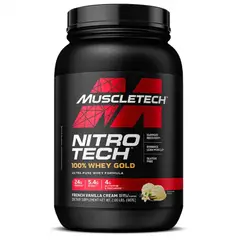 MUSCLETECH - Nitro Tech Whey Gold 2 Libras French Vanilla Cream