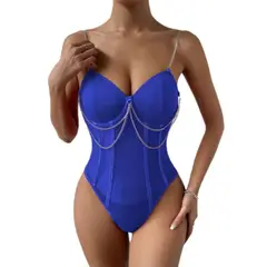 BAPU - Body corset de tiras con cadenas copa con arco