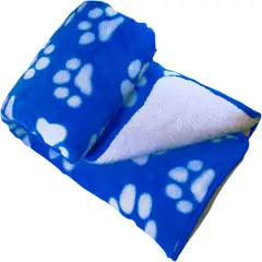 BABY KDS - Cobija ovejera sherpa para bebe niño glotoncitos - azul