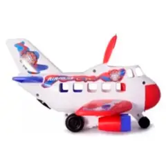 BOY TOYS - Avión policía sonidos juguete niños