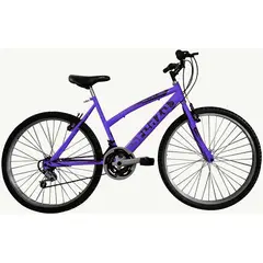 SFORZO - Bicicleta Niña Rin 24 En Aluminio 18 Cambios Morado