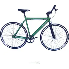 SFORZO - Bicicleta urbana fixed rin 700 - verde Talla L