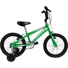 SFORZO - Bicicleta Infantil Rin 16 Con Auxiliares Verde