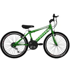 SFORZO - Bicicleta Niño Rin 24 Doble Pared 18 Cambios Verde