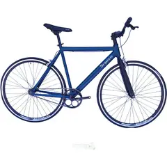 SFORZO - Bicicleta urbana fixed rin 700 - Azul Talla L