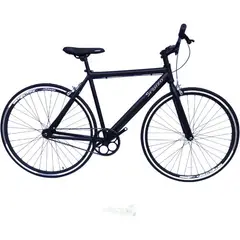 SFORZO - Bicicleta urbana fixed rin 700 - negra Talla S