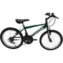 SFORZO - Bicicleta Infantil Rin 20 En Aluminio 18 Cambios Verde
