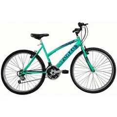 SFORZO - Bicicleta Dama Rin 26 En Aluminio 18 Cambios Verde Menta