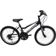 SFORZO - Bicicleta Infantil Rin 20 En Aluminio 18 Cambios Morado
