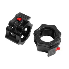 SPORT FITNESS - COLLARINES PLASTICOS PBARRAS OLIMPICAS-SPORT FITNESS NEGRO