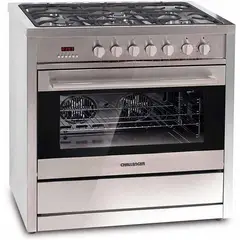 CHALLENGER - Estufa Auto Soportada de 5 Puestos a Gas y Horno Eléctrico