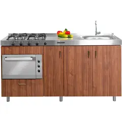 CHALLENGER - Mueble base cocina para horno de empotre dark 180 cm