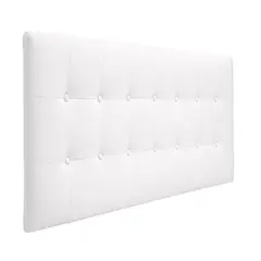 DISEÑOS RAMONA'S - Cabecero Doble 140X60 Cuadros Blanco Tela
