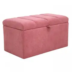 DISEÑOS RAMONA'S - Puff Baúl Paneles 80x40 Rosa