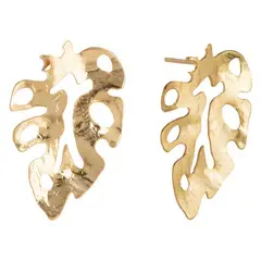 ENIGMA - Aretes topo pureza de bosque dorados