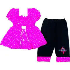 BABY KDS - Conjunto para niña glotoncitos - fucsia