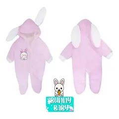 GENERICO - Mameluco ovejero conejo termico bebe glotoncitos - rosado