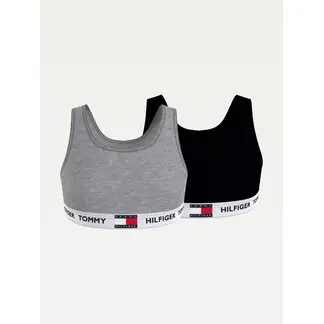 TOMMY HILFIGER - Pack De 2 Bralettes Con Inscripción Niña