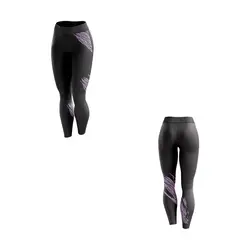 ARMAZI SPORT - LEGGINS DEPORTIVO MUJER GIMNASIO STRONG NEGRO - LILA