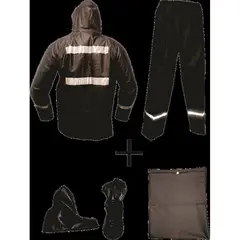 GENERICO - Traje impermeable para moto 4 piezas calibre 18 + obsequios