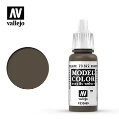 MANUEL VALLEJO - Pintura Acrilicos vallejo Modelcolor marron chocolate 17ml