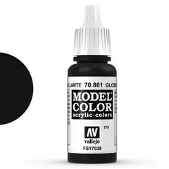 MANUEL VALLEJO - Modelcolor 861-17ml. negro brillante