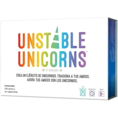ASMODEE - Juego De Mesa Unicornios Inestables Juego Para Adultos Niños