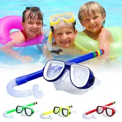 GENERICO - Kit natacion snorkel y gafas de buceo para niños mascara