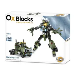 OX BLOCKS - OX Adventures 2 En 1 Juguete Para Construir 325 P Ox B 0818
