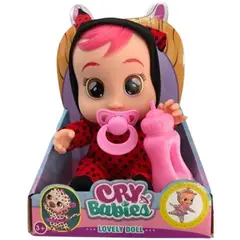 GENERICO - Muñeca bebe que llora lovely doll grande