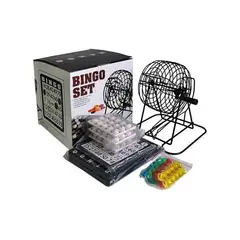 GENERICO - Juego de bingo familiar con balotero juego de mesa