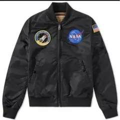 URBAN PLUS - Chaqueta hombre negra nasa hubble