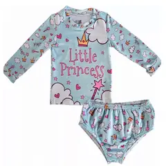 MUNDO BEBE - Vestido de baño de 2 piezas para bebé niña