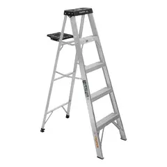 GENERICO - Escalera Tipo Tijera 4 Pasos Con Bandeja, 150 Kg Truper