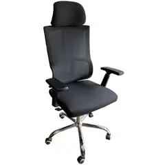 AKIVOY - Silla De Oficina Ejecutiva Cooper Color Negro Ergonómica-