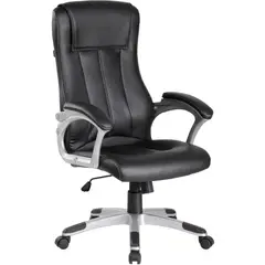 AKIVOY - Silla de Oficina Gerencial Presidencial en Cuero Color Negro