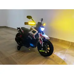 BEBESUNITA - Moto Carro Electrica Niños 1 a 3 Años Usb 12v Mp3 - Blanco