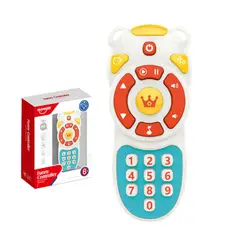 KIDSHOP - Control Remoto Musical Luces Para Bebe Aprende Ingles J9154