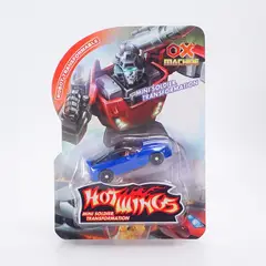OX TOYS - Mini figura de acción 2 en 1: robot transformable en carro