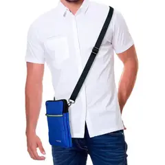 VIROX - MANOS LIBRES RECTANGULAR CON BANDA REFLECTIVA AZUL REY_.
