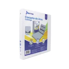 EDITORIAL NORMA - Folder Carpeta Tipo Catálogo 1,0 Pulgada 3 Argollas Norma