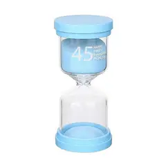 DAYOSHOP - Reloj De Arena Azul 45 Minutos Temporizador Decoraciòn