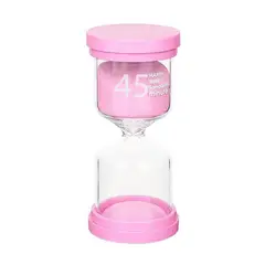 DAYOSHOP - Reloj De Arena Rosa 45 Minutos Temporizador Decoraciòn