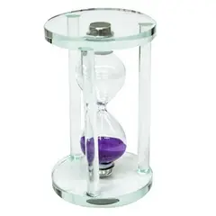DAYOSHOP - Reloj De Arena Decoraciòn Cristal Arena Violeta