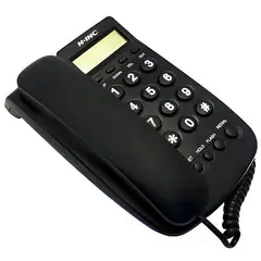 DAYOSHOP - Telefono Fijo Escritorio Alambrico Pantalla Lcd Kx-t078cid