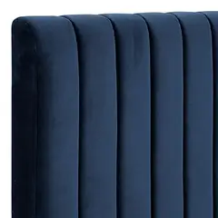GENERICO - Cabecero Russo 1 sencillo 100cm color azul
