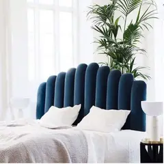 GENERICO - Cabecero bluequeen 160m color azul