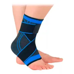 GENERICO - Tobillera doble compresion gym elástica soporte tobillo