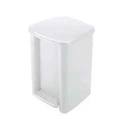 IMUSA - Basurero Con Tapa 8 Litros Blanco
