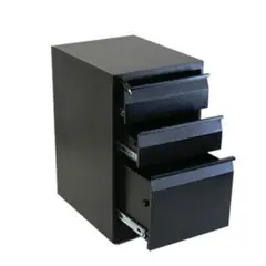 GENERICO - Archivador metálico 2 cajones y 1 gaveta Con Tapa color Gris Nopal